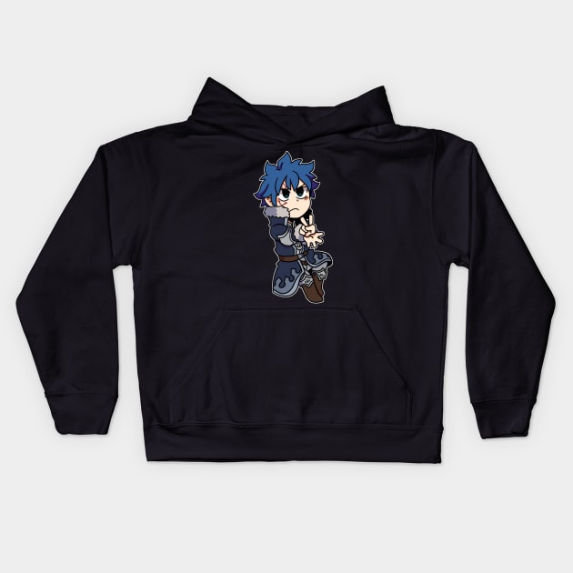 Chibi Jellal Kids Hoodie by Dragnoodles